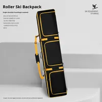 Nouveau sac de ski et de snowboard avec roulettes, grande capacité, doublure en polyester durable, sangles à coussin d'air - Sac à dos de ski unisexe