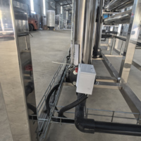 Nouveau système de filtration d'eau par osmose inverse monté sur châssis avec contrôle PLC, productivité de 2000 L/heure, garantie d'un an