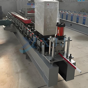 Estantes de almacenamiento de alta calidad, máquina formadora de rollos verticales de viga de Panel de estante, máquina formadora de rollos de riel guía 2 en 1, 1,5mm de espesor - Product Image 5