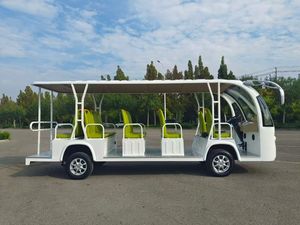 Navette touristique moderne électrique L14 Nouveau schéma de couleurs bleu et blanc-Modèle de voiture populaire - Product Image 4