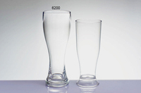 Verres à bière incassables Verre à bière 640 ml 21 oz SAN PC Titan Plastique Épais Verre à bière géant