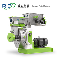 RICHI 3-4t/h Machine de fabrication de granulés de bagasse - Machine à granulés entièrement automatique pour son de riz, balles de riz et granulés de bois de pin et d'épinette