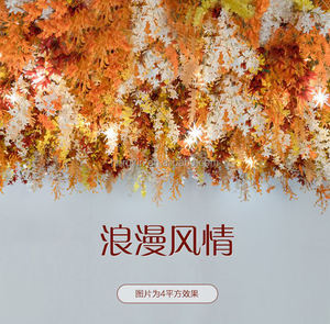 Pas cher Artificielle <span class=keywords><strong>Lierre</strong></span> Fougère Verdure Feuille Plantes Fleurs Vigne Feuillage Suspendus pour Fête Jardin Maison Mur Plafond Déco - Product Image 2