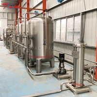 Sistema de Ósmosis Inversa Industrial, Equipo de Purificación de Agua con Bomba y Tanque de Presión, 1 Año de Garantía, Productividad de 5000L/Hora