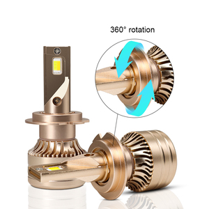 ไฟหน้ารถยนต์ LED สว่างพิเศษ สีทอง K9 รุ่นใหม่ อัพเกรด Canbus H4 H7 <span class=keywords><strong>H8</strong></span> H11 9005 HB3 9006 H7 ไฟหน้า LED Canbus - Product Image 4