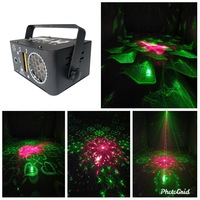 Nouvelle barre de lumière DMX/KTV 5-en-1 laser et LED à activation vocale, avec tension universelle, pour scène et événements transfrontaliers, effet flash rave