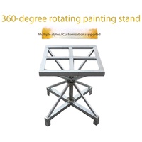 360 °   Plateau tournant pour peinture avec double roulement pour station de pulvérisation et de séchage