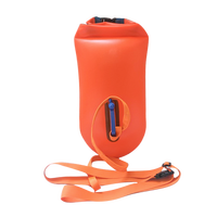 Bouée gonflable de natation de sécurité en nylon 210T avec film PVC de 0.28mm pour la natation en eau libre et les triathlètes
