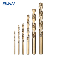 Foret hélicoïdal HSS-Co 5% Cobalt Titane M35, 6 mm et 12 mm, à queue droite, pour le perçage de trous dans le métal, pour CNC, mini, jeu de forets hélicoïdaux HSS