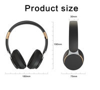 Headphone Nirkabel Over-Ear Stereo Hifi Suara Jernih Latensi Rendah dengan Mic untuk Panggilan Seluler, Perjalanan, Rumah, Kantor, Olahraga, Tahan Air