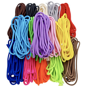 Cordon tressé en polyester coloré 5M 5mm pour bijoux DIY, breloques de téléphone et matériaux d'artisanat - Product Image 5