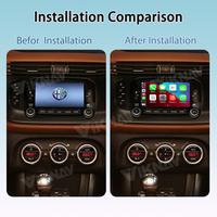 Para Alfa Romeo Giulietta OEM Pantalla de coche actualización decodificador caja interfaz dispositivo inalámbrico CarPlay Android Auto GPS Linux Player