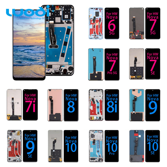 Competitive Price Display for Huawei Nova Pura Mate Series All Models LCD Screen Pantallas Mobile Phone Accessories