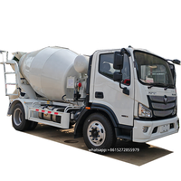 Diesel 168 cv Euro3 foton mini 6 roues RHD bétonnière 4 cubes