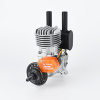 EPHIL X-20cc-R PRO Modèle d'avion en métal, moteur à essence, démarrage électrique, monocylindre, deux temps, aile fixe arrière
