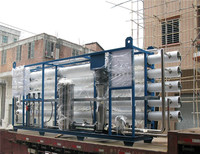 10m3 ro système d'eau filtration d'eau saumâtre systèmes d'osmose inverse industriels filtre uv système de purification de traitement de l'eau
