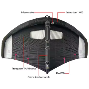 Nouveau Design Gonflable Poignée En Carbone Aile Feuille Stable Windsurf Cerf-Volant WingFoil Hydrofoil Conseil Aile Gonflable Planche De Surf Électrique - Product Image 2
