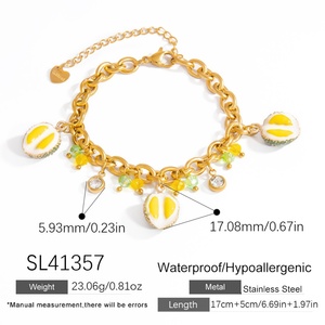 Handmade Stainless Steel Bracelet for Women Trendy DIY Electroplated 18K Gold Jewelry <b>Charm</b> Bracelets for Anniversaries - Product Image 6