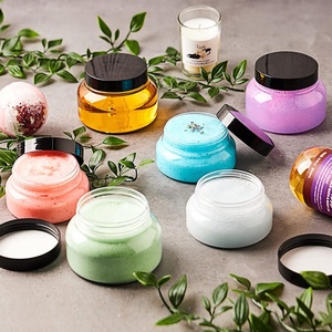 ขวดพลาสติกปากกว้างเปล่าพลาสติกร่างกายขัดภาชนะสำหรับเมือก LotionsCan ปรับแต่งฉลาก - Product Image 4