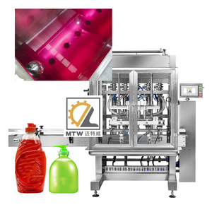 Machine de remplissage automatique de liquides MTW pour gel <span class=keywords><strong>douche</strong></span>, lotion corporelle, shampoing, savon, détergent - Certifiée CE - Product Image 3