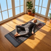Vente en gros de tapis de thérapie par lumière rouge pour tout le corps avec chaleur infrarouge lointain, améthyste, tourmaline, jade, matelas photonique
