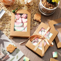50 Scatole Rigide in Cartoncino Bianco con Finestra per Esposizione Ciglia, Confezioni per Adesivi per Unghie, Cosmetici, Riutilizzabili e Riciclabili