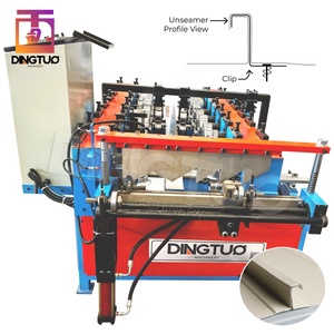 Chiều cao bền changaeble đứng đường may thép ngói cuộn tạo thành máy kim loại tấm lợp Máy làm - Product Image 1