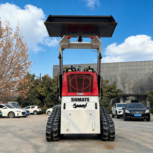 Mini Skid Steer Loader Gasoline Powered Heavy Duty Crawler Drive <b>Track</b> Front Attachment Gearbox Gear High Motor <b>Pump</b> Bearing - Product Image 4