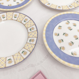 French Ins Retro Small Daisy Ceramic Dinner Plate Fashion Household Western Food Plate Dessert Fruit Cake Plates - Product Image 2
