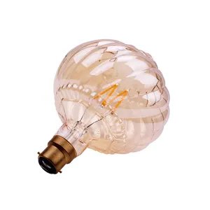 Sıcak satış yumuşak viraj esnek ampul amber sıcak E26 E27 GT125 GB125 Edison LED filament dekoratif ampul