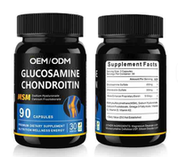 Compléments Alimentaires MSM Curcuma Glucosamine Calcium Nutrition Sportive Glucosamine et Chondroïtine pour les Os Comprimés de MSM