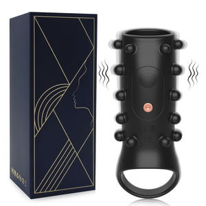 LIEBE Sexspielzeug für Erwachsene Erektion verzögerung Vorzeitige Ejakulation Langlebiger <span class=keywords><strong>Penis</strong></span> vibrator Schwanz ärmel Vergrößerung <span class=keywords><strong>Penis</strong></span> Exerciser - Product Image 6