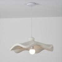 Suspension personnalisée en mousse haute densité, design vague blanche, avec LED multicolores, pour projet sur mesure, pièce maîtresse imposante