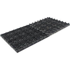 Planches de terrasse en composite WPC couleur bois moderne, <span class=keywords><strong>30</strong></span> <span class=keywords><strong>cm</strong></span>, imperméables, aspect teck, pour patio et jardin - Product Image 5