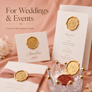 Etiquetas Adhesivas de Cera Impermeables con Diseño <span class=keywords><strong>Personalizado</strong></span>, Sellos Adhesivos 3D Premium con Forma Personalizada para Sellado de Sobres y Regalos Elegantes - Product Image 3