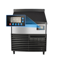 Machine Commerciale à Grande Capacité pour Glaçons Tubulaires, Producteur de Glace Granulaire 100 kg/220 lb, Machine à Glaçons Cristallins pour Professionnels