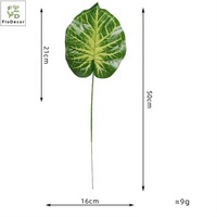 Offre Spéciale Real Touch Latex Palm Tropical Banana Leaf Monstera Artificielle Vert Plantes Décoratives Fête Des Mères Pâques Noël