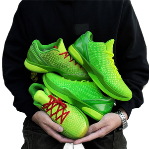 Zapatillas Deportivas de Baloncesto para Hombre Bryant 6 Protro, Nuevas, de Alta Calidad, Disponibles en Tienda, Color Rojo/Verde - Product Image 1