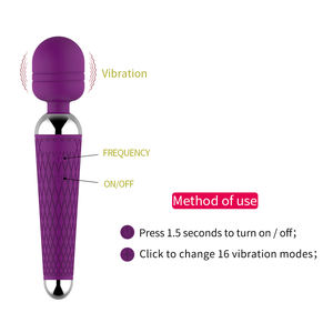 Kovida Großhandel Frau weiblich Silikon Sexspielzeug Lesben japanische Massage Av Vibrator Zauberstab - Product Image 3