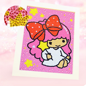 Kit Completo per Pittura Diamantata per Bambini, Materiale per Decorazione Soggiorno, Arte con Diamanti Fai-da-Te - Product Image 6