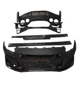 Kit carrosserie NISM V1 STYLE HALF CARBON FIBER pour NISSAN GTR R35 - Product Image 1