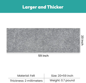 Feuilles de feutre auto-adhésives 20 "x 59", feuille adhésive en feutre pour l'artisanat en résine, jetables, résistantes à la saleté et absorbantes - Product Image 6