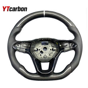 YTcarbon Design personnalisé volant en Fiber de carbone véritable pour Golf 8 R-<span class=keywords><strong>Line</strong></span> GTI GTD GTE Arteon <span class=keywords><strong>Tiguan</strong></span> Touareg POLO - Product Image 4