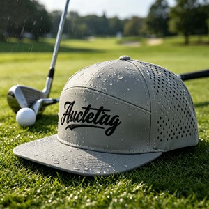 Gorra de Béisbol de Alta Calidad, 6 Paneles, 100% Algodón, Visera Plana, Cierre Trasero con Broche, Transpirable, Impermeable, Personalizable, Unisex, a la Moda - Product Image 1