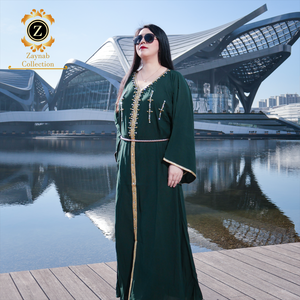 Zaynab Abaya Dubai Naher Osten Jalabiya Ramadan Eid Abaya <span class=keywords><strong>Jelaba</strong></span> Marokko Satin Kaftans Damen Abaya - Product Image 1