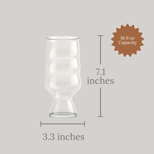 Juego de Vasos de <span class=keywords><strong>Cerveza</strong></span> Tulip Transparentes, Altos y Cónicos, para Realzar el Aroma, Aptos para <span class=keywords><strong>Cerveza</strong></span> de Trigo y <span class=keywords><strong>Pale</strong></span> <span class=keywords><strong>Ale</strong></span>, Duraderos y Libres de Plomo - Product Image 4