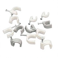Pinces de câble rondes de qualité supérieure auto-adhésives réglables en plastique Meilleur prix Gestion des câbles en nylon