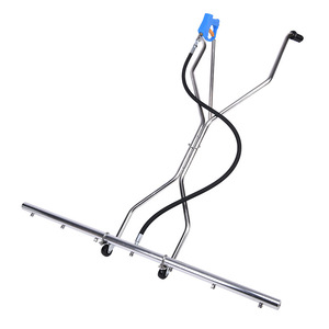 Fregadora de Pisos de Siete Orificios con Ruedas Fijas de Acero Inoxidable, Carro de Limpieza para Interiores - Product Image 5