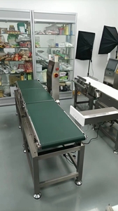 Tự Động Băng Tải Vành Đai Thực Phẩm Quy Mô Kiểm Tra Định Lượng Với Rejector Hệ Thống Kết Hợp Truyền Tải Vành Đai Checkweigher Cho Thực Phẩm - Product Image 6