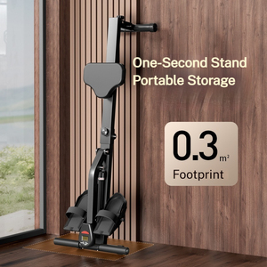 <span class=keywords><strong>Rameur</strong></span> d'intérieur silencieux en acier hydraulique avec conception pliable, résistance réglable pour un entraînement complet du corps et la <span class=keywords><strong>perte</strong></span> <span class=keywords><strong>de</strong></span> <span class=keywords><strong>poids</strong></span> - Product Image 6